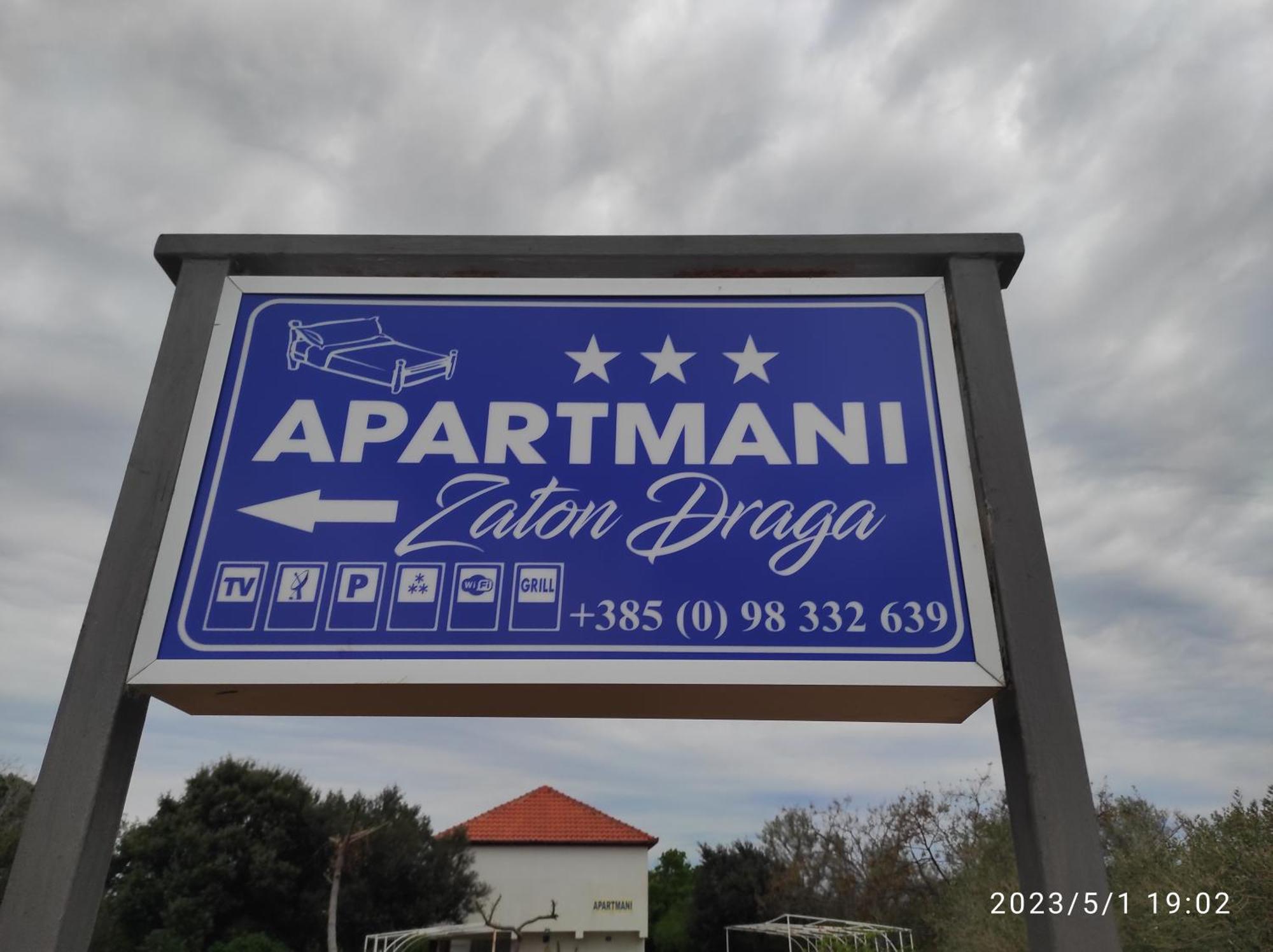 Apartments Zaton Draga Luaran gambar